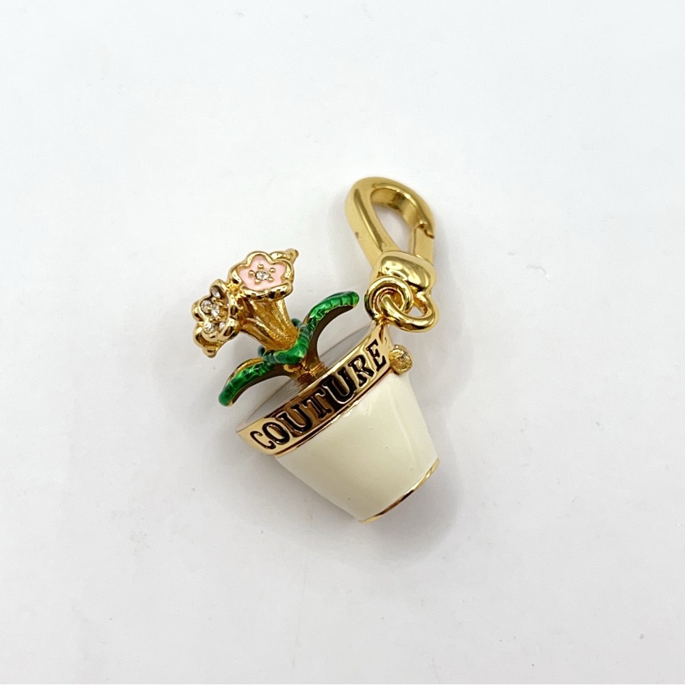 Juicy Couture flower pot charm